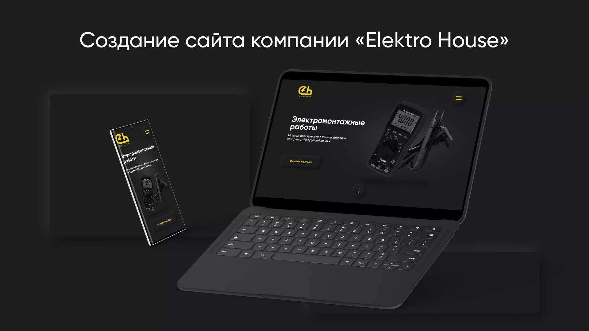 Создание сайта компании «Elektro House» в Старице