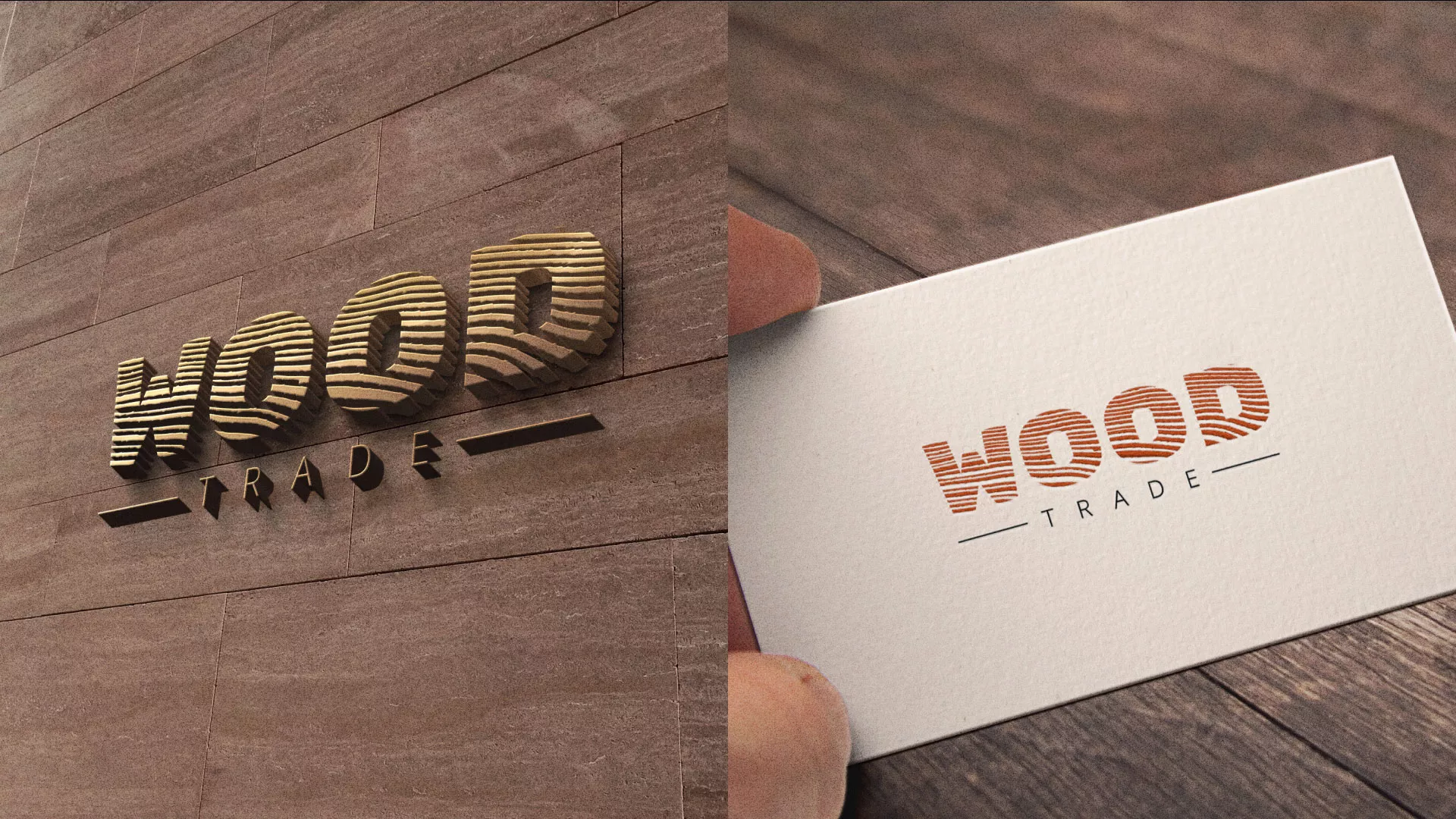 Разработка логотипа для компании «Wood Trade» в Старице
