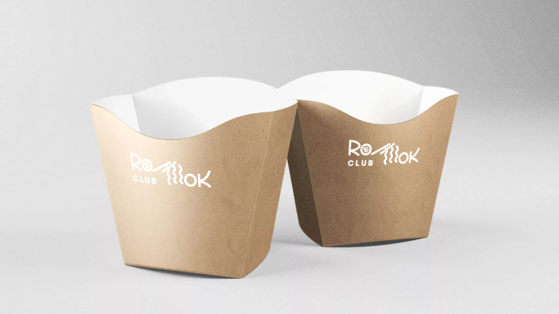 Создание логотипа суши-бара «Roll Wok Club» в Старице